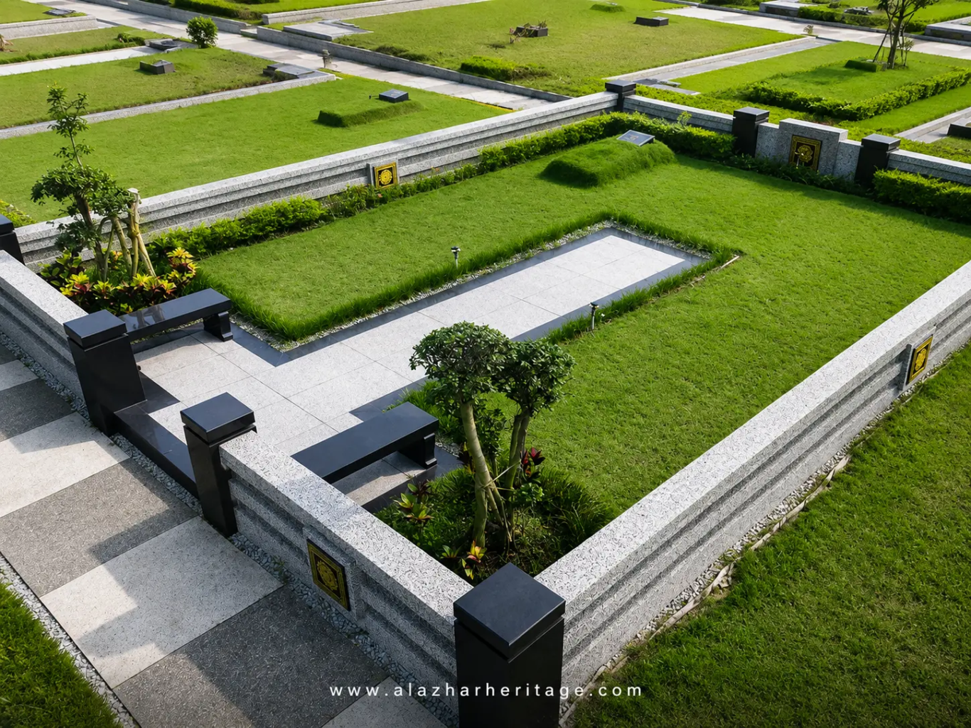 Foto asli kavling Super Family B Al Azhar Memorial Garden