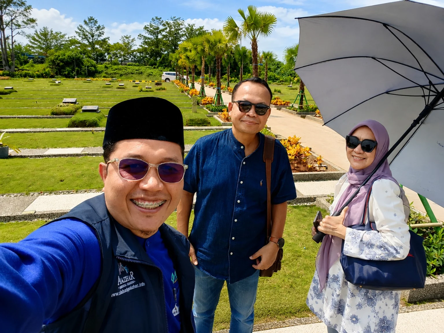 Dokumentasi survei kavling makam Al Azhar Memorial Garden