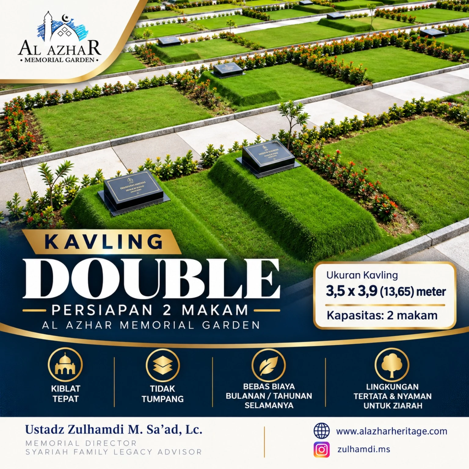Foto kavling Double Al Azhar Memorial Garden 2