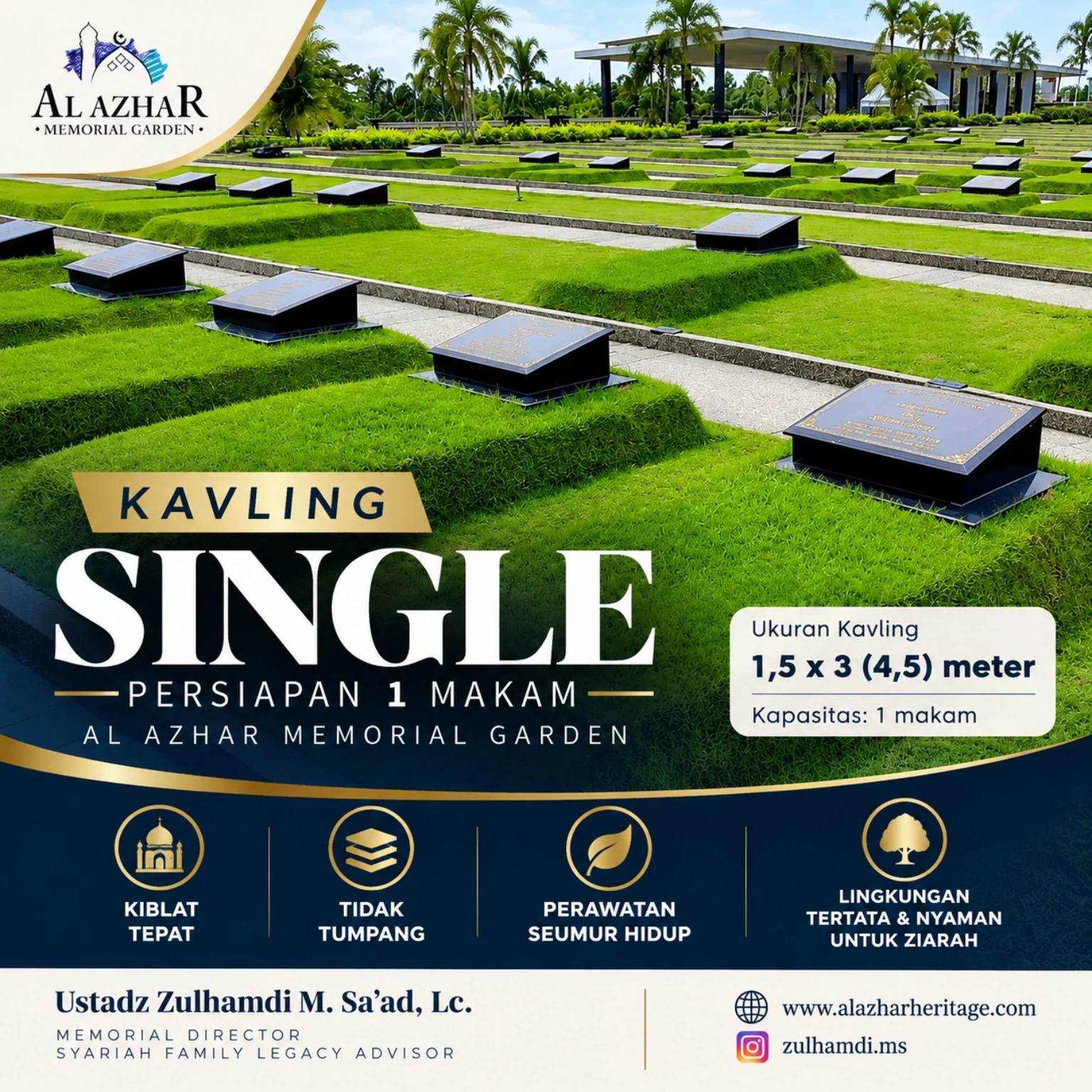 Foto kavling Single Al Azhar Memorial Garden 1
