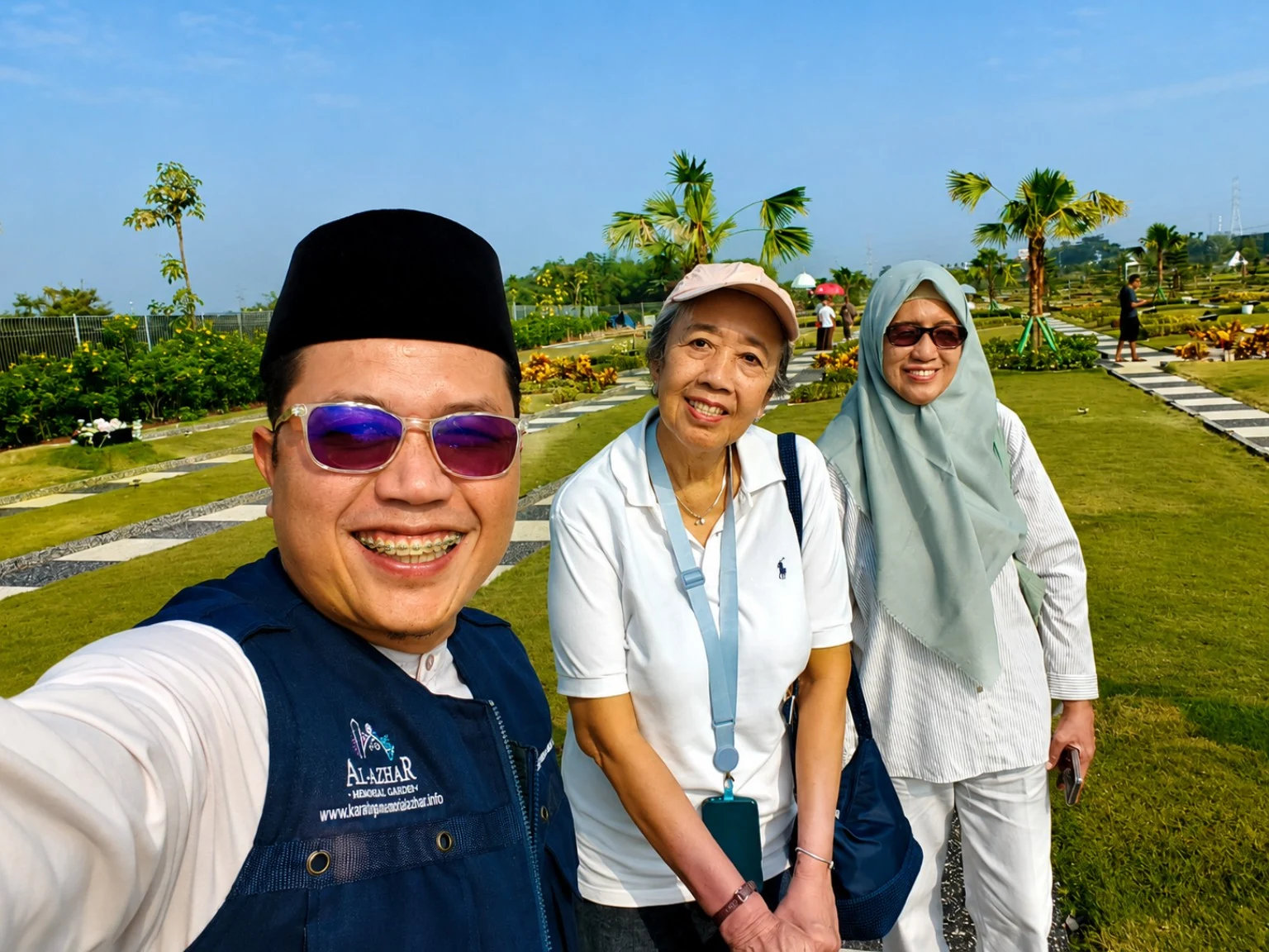 Dokumentasi survei kavling makam Al Azhar Memorial Garden