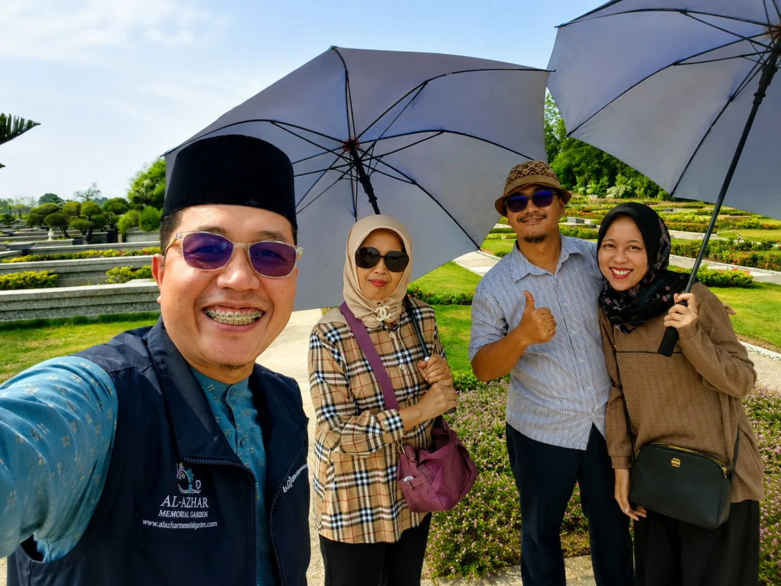 Dokumentasi pendampingan keluarga Al Azhar Memorial Garden