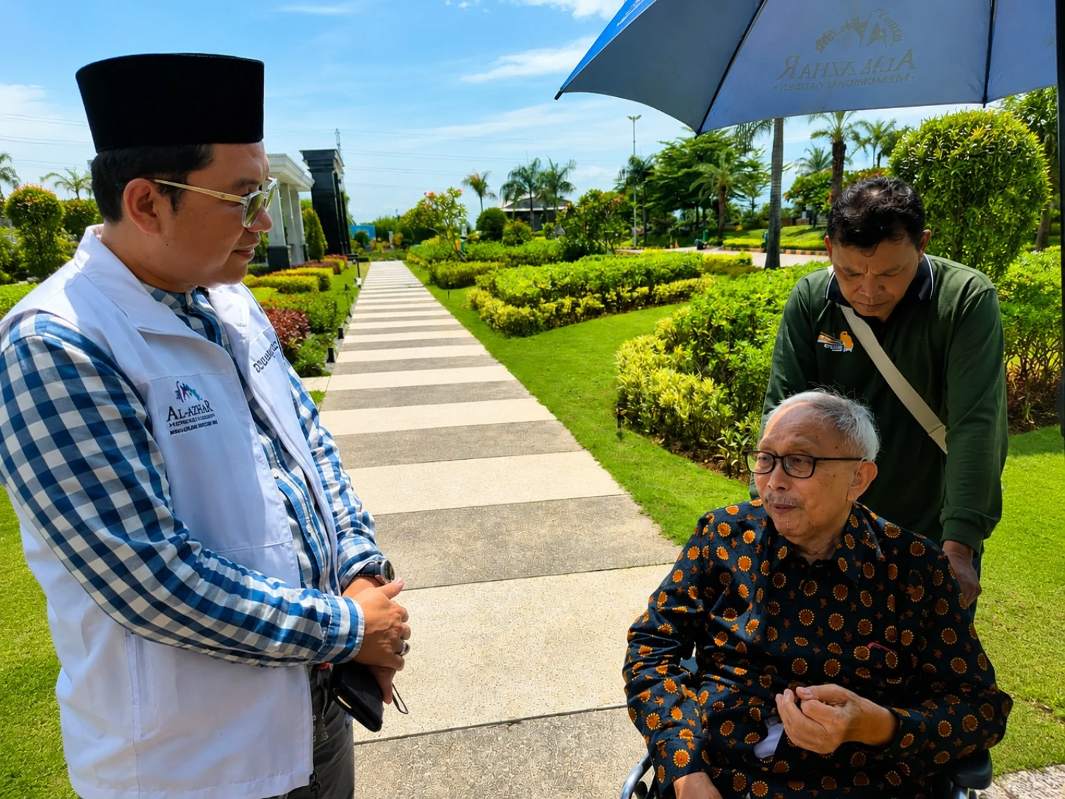 Dokumentasi survei kavling makam Al Azhar Memorial Garden
