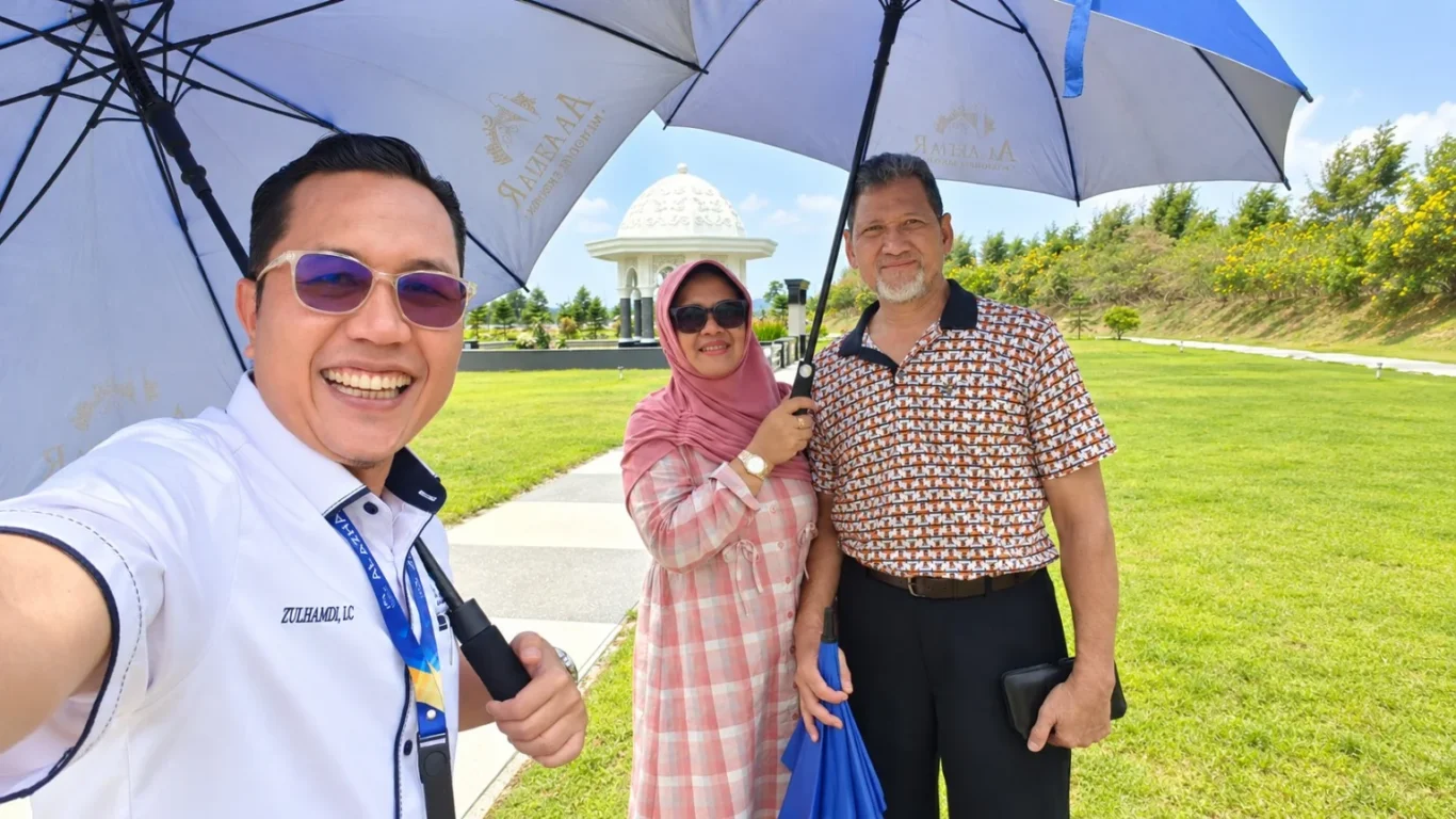 Dokumentasi pendampingan keluarga Al Azhar Memorial Garden